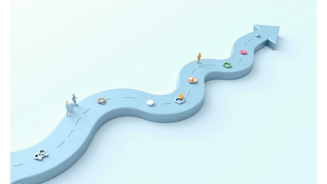 持続可能な漁業認証取得までのロードマップイラスト